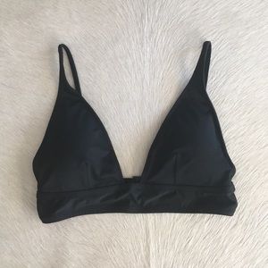 Black bikini top